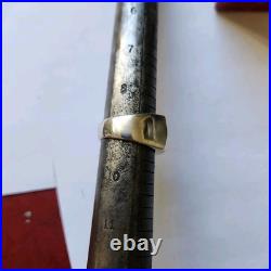Vintage Retired James Avery Greek Cross Wide Band Ring Size 9