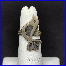 Vintage Retired James Avery Sterling Silver Bird Ring SIze 4 1960s
