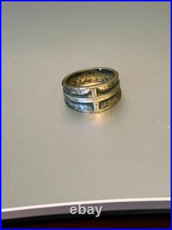 Vintage Retired James Avery Sterling Silver Ezperanza Cross Band Ring Size 8.5 Vintage Retired James Avery Sterling Silver Ezperanza Cross Band Ring Size 8.5
