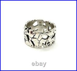 Vintage Sterling Silver James Avery RARE Retired St Francis Assisi Ring SZ 6