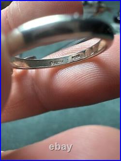 Vintage Sterling Silver James Avery Unicorn Dangle Ring Size 5.5