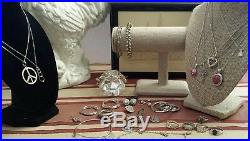 Wearable Retail Lot Sterling Silver 925 bracelets necklaces, rings & James Avery