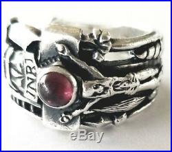Wonderful Retired James Avery Martin Luther INRI Band Ring NEAT